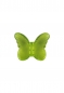 Preview: Streu-Deko/Perle Schmetterling grün, 15x18mm Set à 12 Stk.